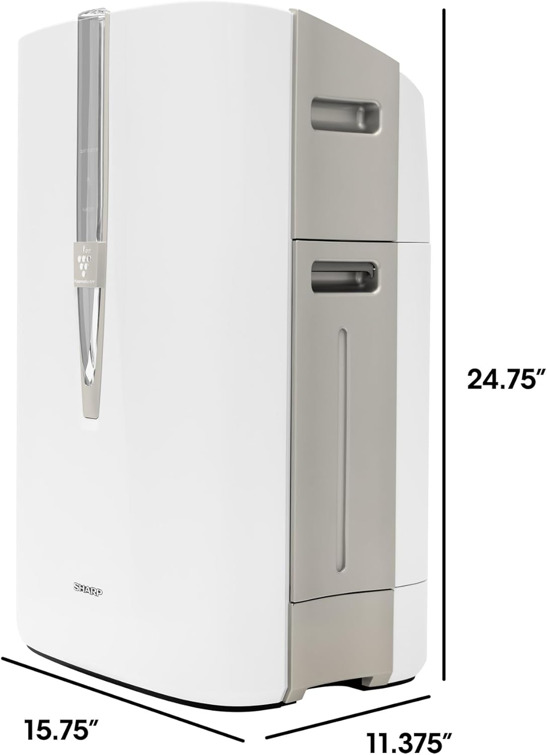 SHARP KC860U HEPA Air Purifier for Large Room with Plasmacluster? Ion and Built-in Humidifier for 300 sq. ft Room