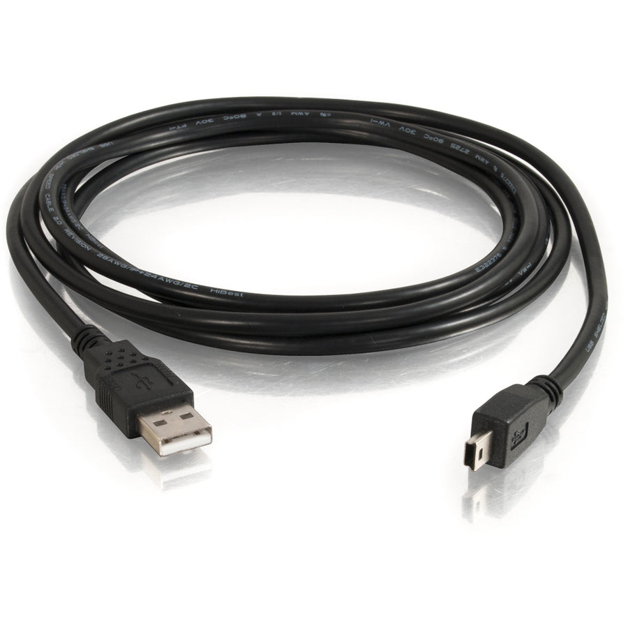 C2G 6.6ft USB A to USB Mini B Cable - USB to Mini B Cable - USB 2.0 - M/M