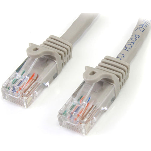 StarTech.com 10 ft Gray Snagless Cat5e UTP Patch Cable