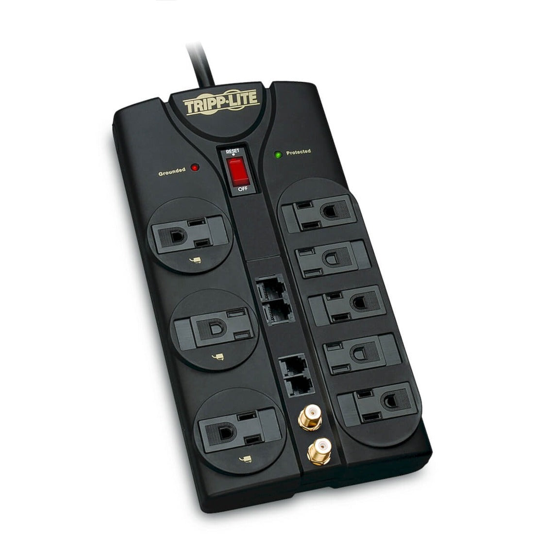 Tripp Lite by Eaton 8-Outlet TV/Modem Surge Protector