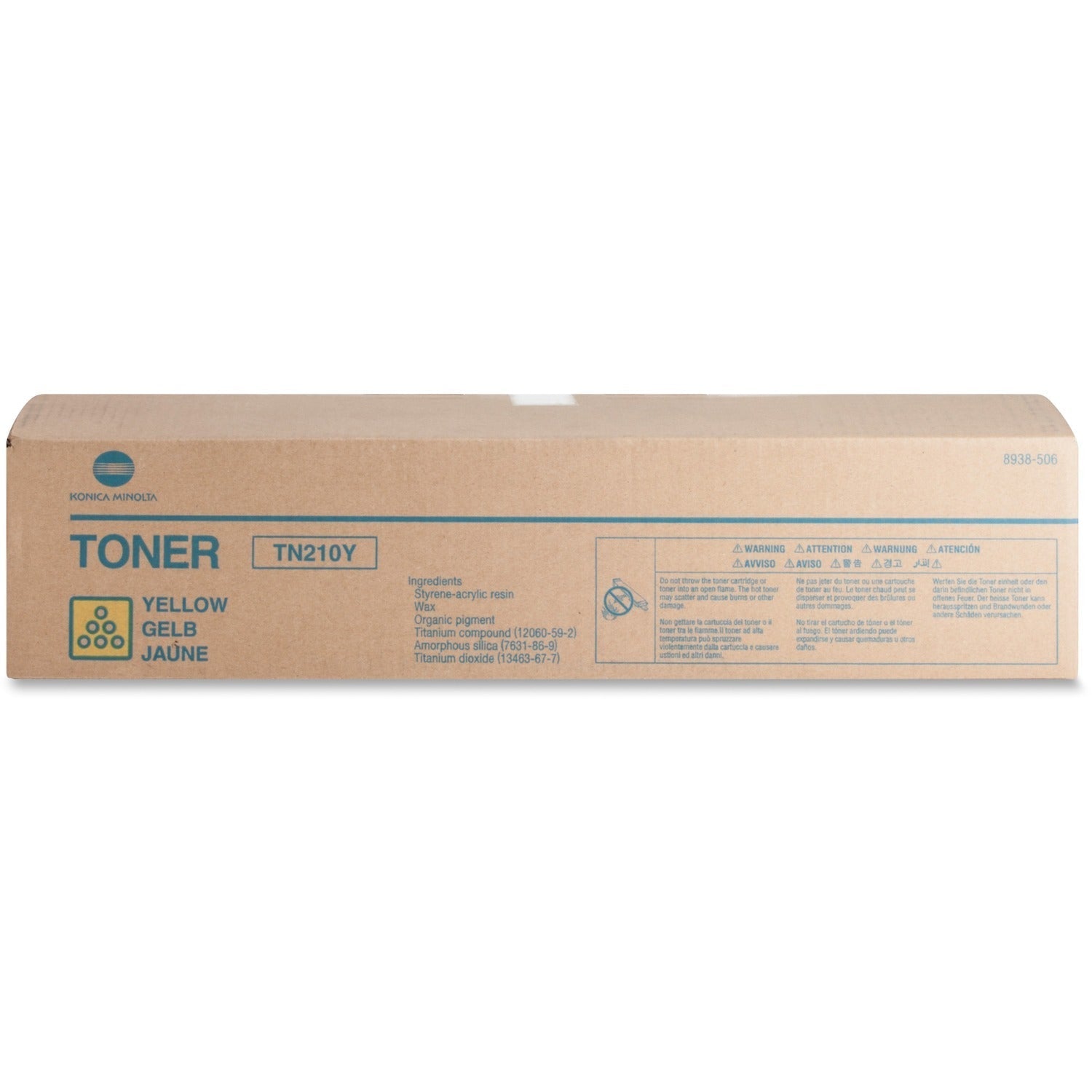 Konica Minolta TN-210Y Original Toner Cartridge  8938506