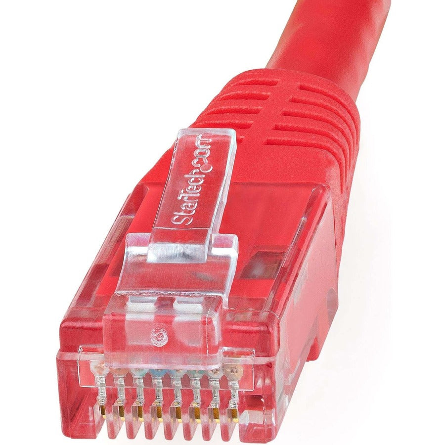 StarTech.com 6ft CAT6 Ethernet Cable - Red Molded Gigabit - 100W PoE UTP 650MHz - Category 6 Patch Cord UL Certified Wiring/TIA