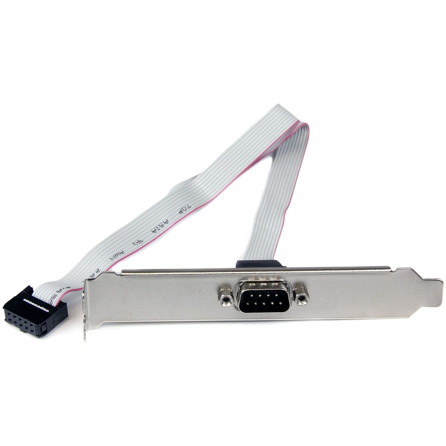 StarTech.com 9-pin Serial to 10-pin Header Slot Plate - Serial panel - DB-9 (M) - 10 pin IDC (F) - 41 cm