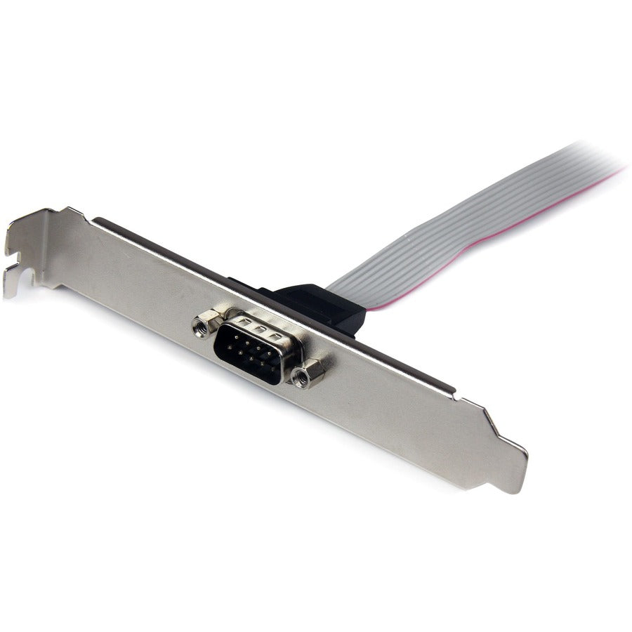 StarTech.com 9-pin Serial to 10-pin Header Slot Plate - Serial panel - DB-9 (M) - 10 pin IDC (F) - 41 cm