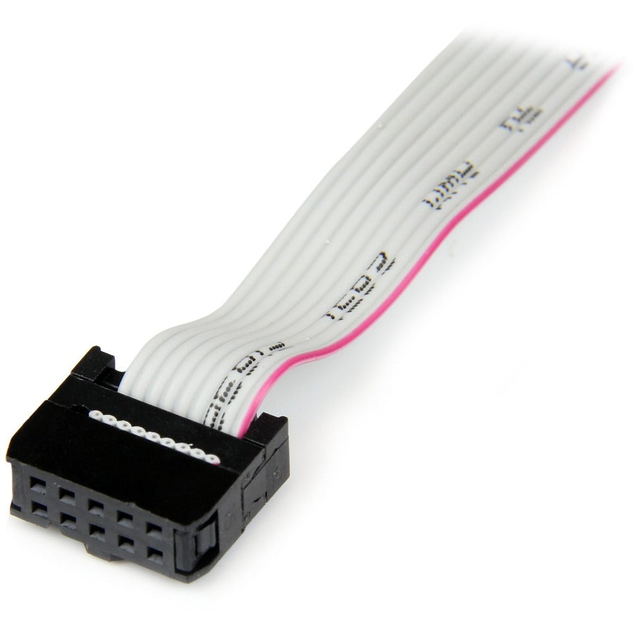 StarTech.com 9-pin Serial to 10-pin Header Slot Plate - Serial panel - DB-9 (M) - 10 pin IDC (F) - 41 cm