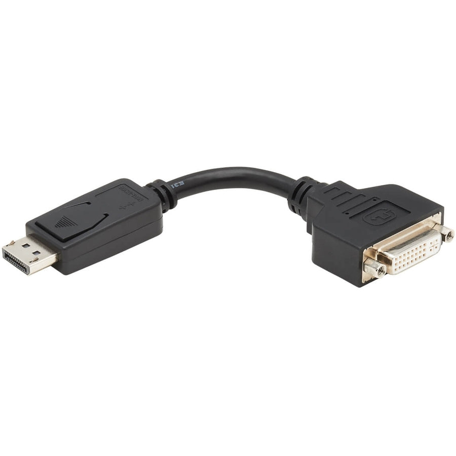 Tripp Lite 6in Displayport to DVI Adapter Video Converter DP-M to DVI-I-F 6"