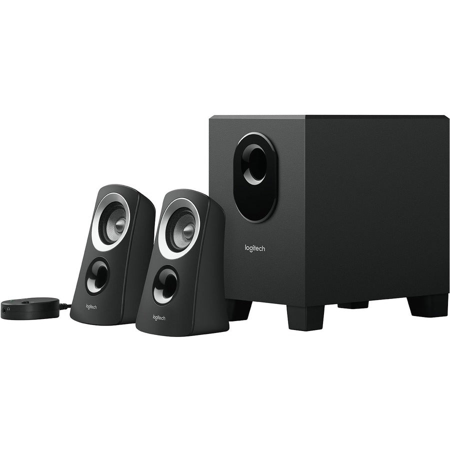 Logitech Z313 2.1 Speaker System - 25 W RMS - Black 980-000382