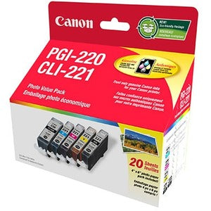 Canon 2945B007 Original Inkjet Ink Cartridge - Black, Cyan, Magenta, Yellow - 5 / Pack