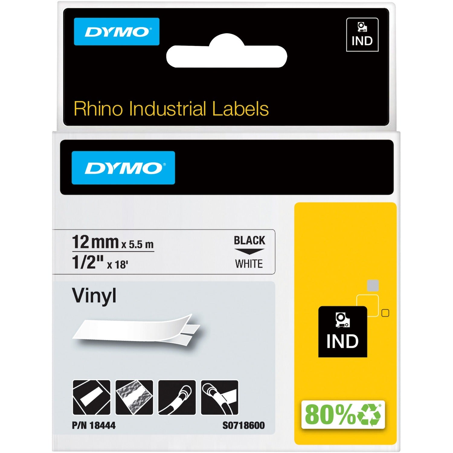 Dymo Rhino Industrial Vinyl Labels