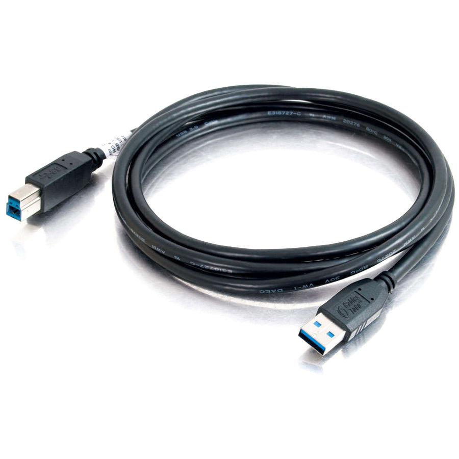 C2G 9.8ft USB A to USB B Cable - USB A to B Cable - USB 3.0 - Black - M/M