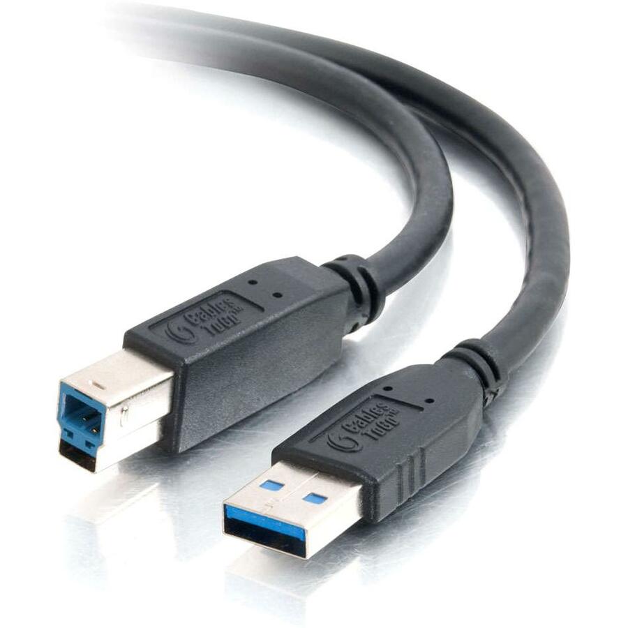 C2G 9.8ft USB A to USB B Cable - USB A to B Cable - USB 3.0 - Black - M/M