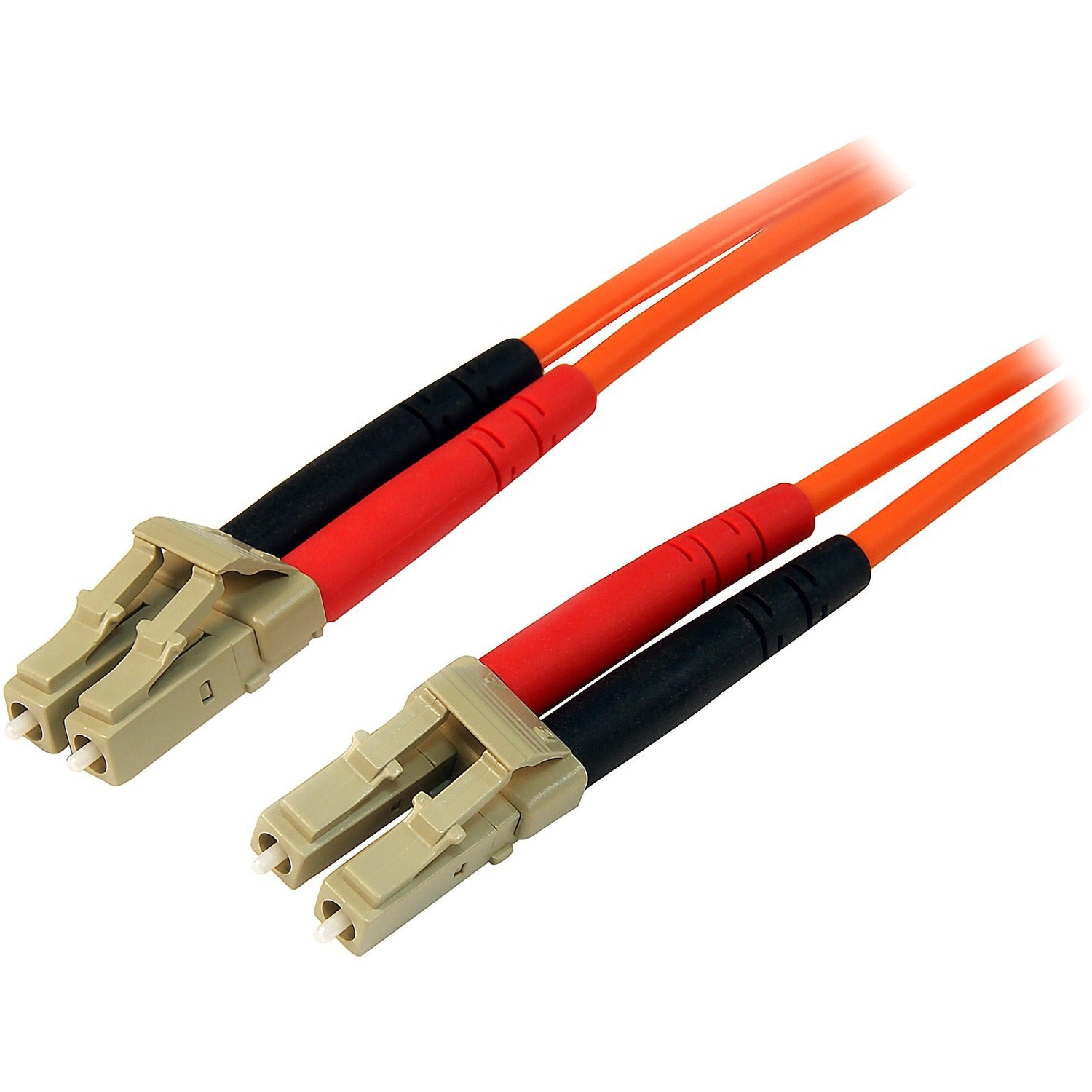 StarTech.com 1m Fiber Optic Cable - Multimode Duplex 50/125 - LSZH Fiber Jumper Cord - LC/LC