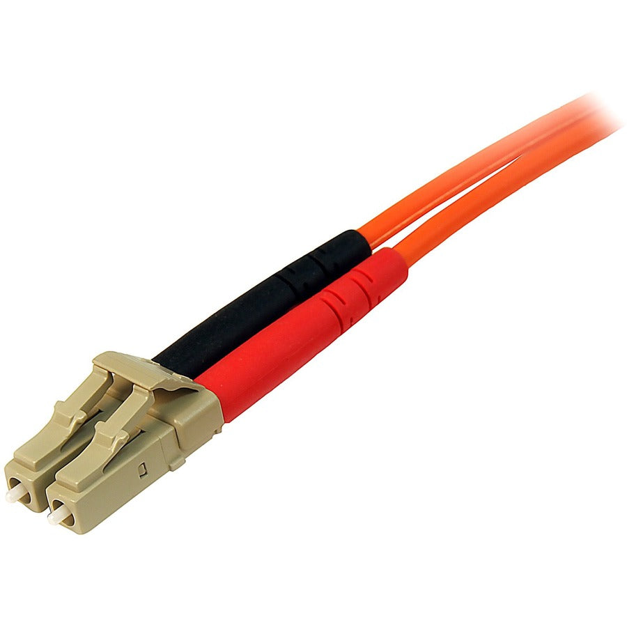 StarTech.com 1m Fiber Optic Cable - Multimode Duplex 50/125 - LSZH Fiber Jumper Cord - LC/LC