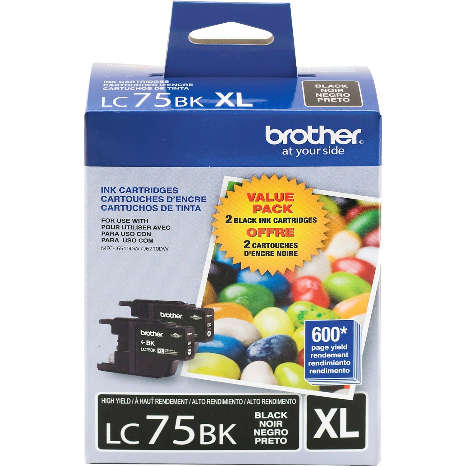 Brother LC75BK Original Ink Cartridge