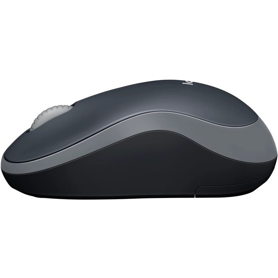 Logitech M185 Wireless Mouse, 2.4GHz with USB Mini Receiver, 12-Month Battery Life, 1000 DPI Optical Tracking, Ambidextrous, Compatible with PC, Mac, Laptop (Swift Grey)