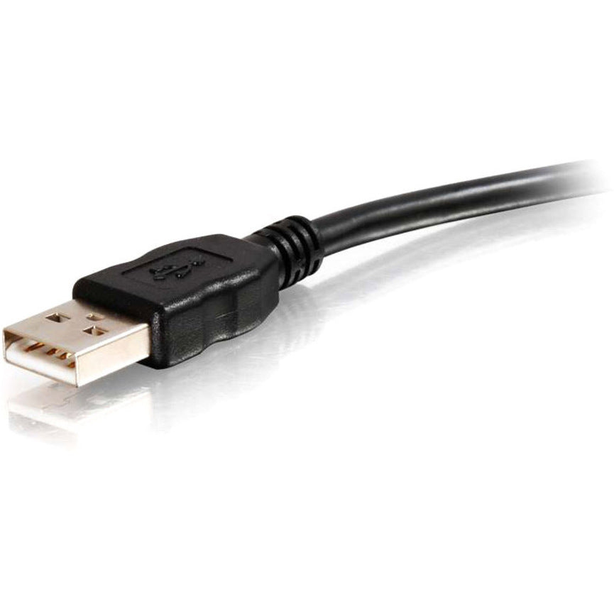 C2G 39.3ft USB A to USB B Cable - USB A to B Active Cable with Center Boost - USB 2.0 - M/M