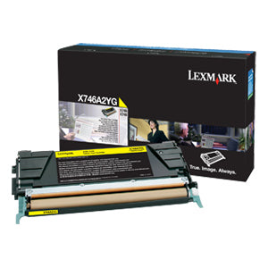 Lexmark Standard Yield Laser Toner Cartridge - Yellow - 1 / Pack