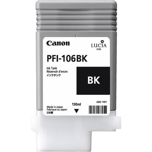 Canon PFI-106BK Original Inkjet Ink Cartridge - Black Pack