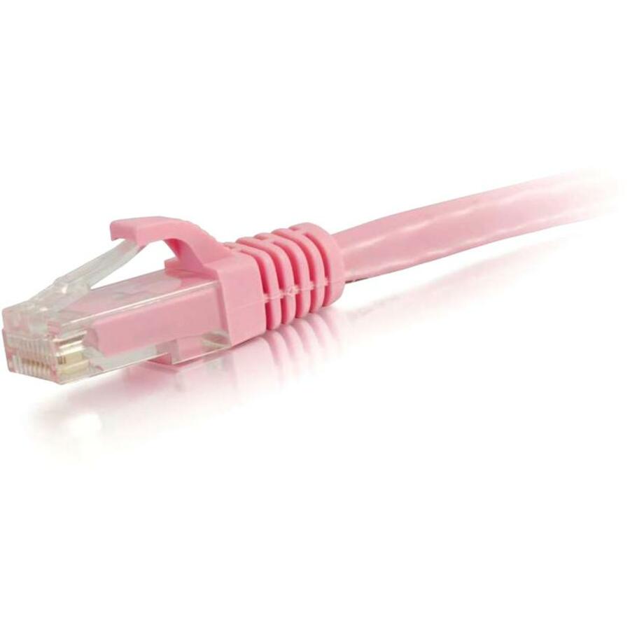 C2G 3ft Cat6 Snagless Unshielded (UTP) Ethernet Network Patch Cable - Pink