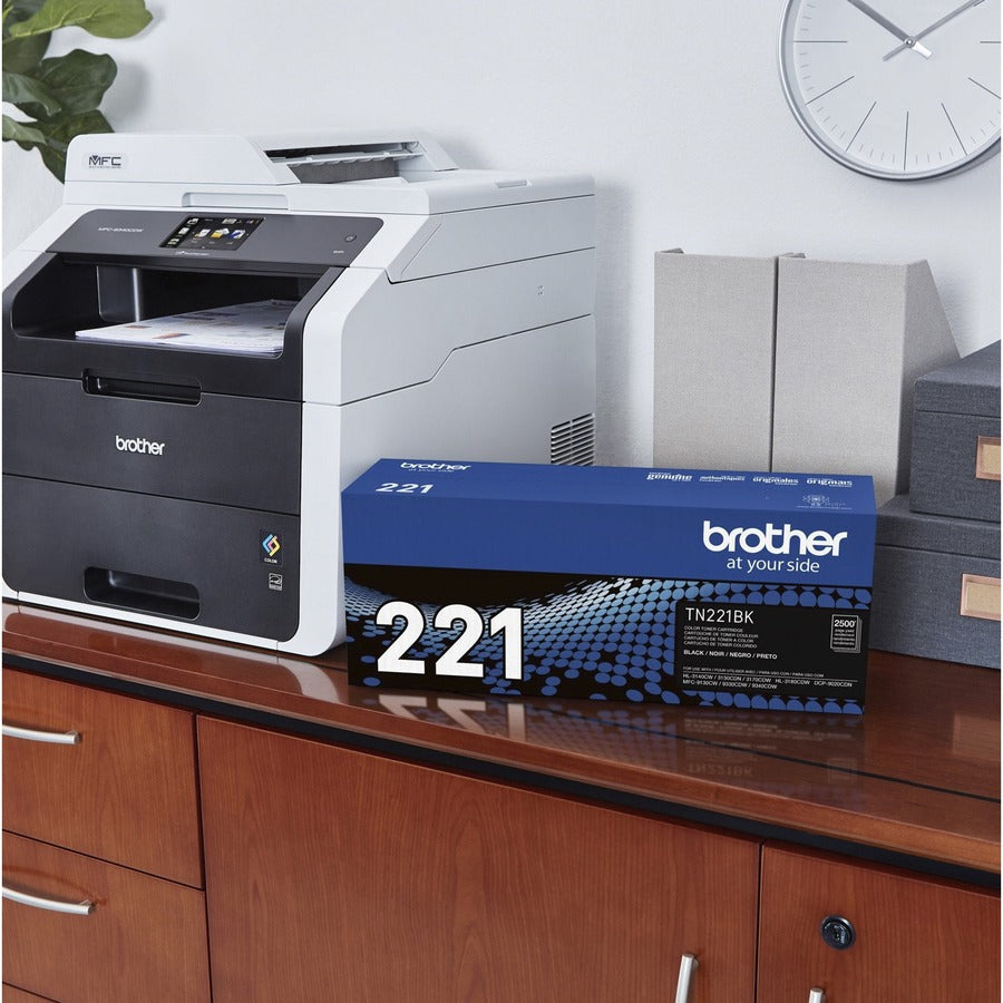 Brother TN221BK Original Toner Cartridge