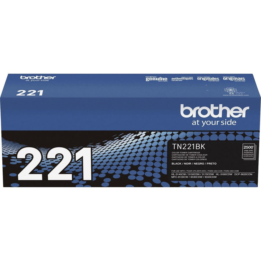 Brother TN221BK Original Toner Cartridge