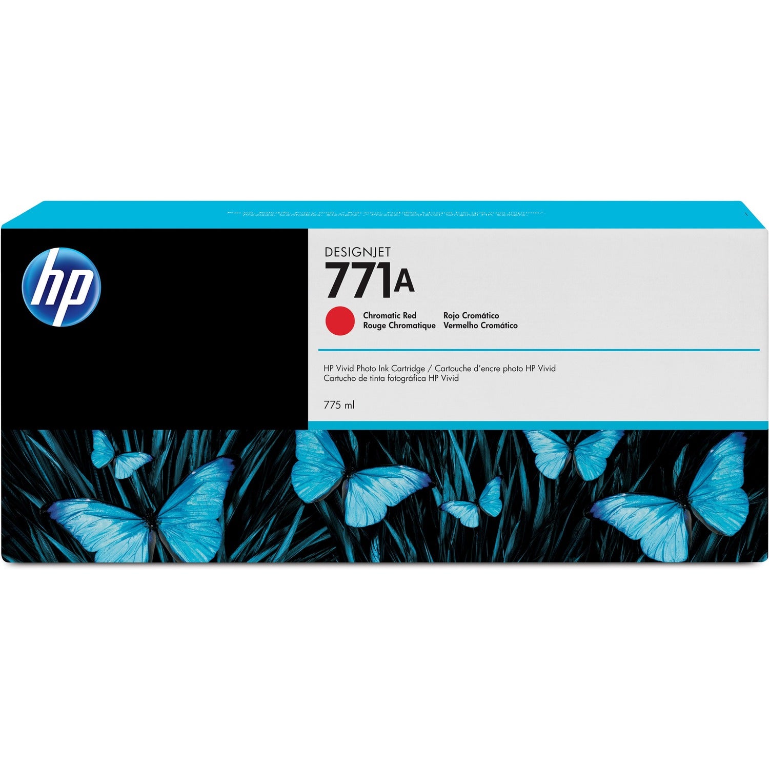 HP 771A (B6Y16A) Original Inkjet Ink Cartridge - Single Pack - Red - 1 Each