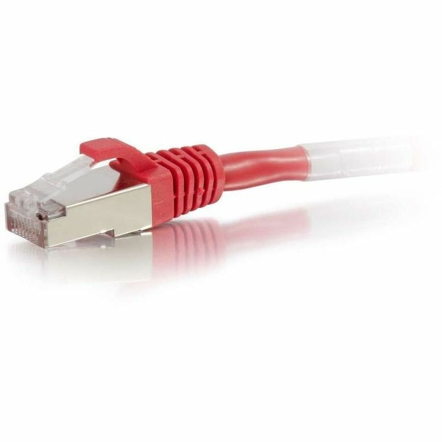 C2G 6ft Cat6 Snagless Shielded STP Ethernet Network Patch Cable - Red