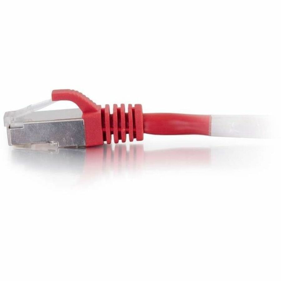 C2G 6ft Cat6 Snagless Shielded STP Ethernet Network Patch Cable - Red