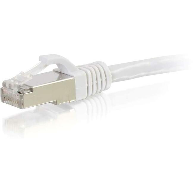 C2G 3ft Cat6 Snagless Shielded (STP) Network Patch Cable - White