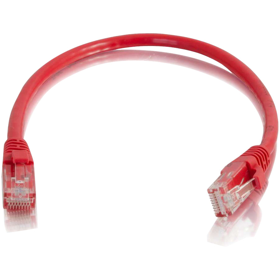 C2G 6in Cat6 Snagless Unshielded (UTP) Ethernet Network Patch Cable - Red