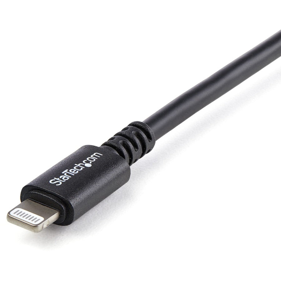 StarTech.com 3m (10ft) Long Black Apple�&reg; 8-pin Lightning Connector to USB Cable for iPhone / iPod / iPad