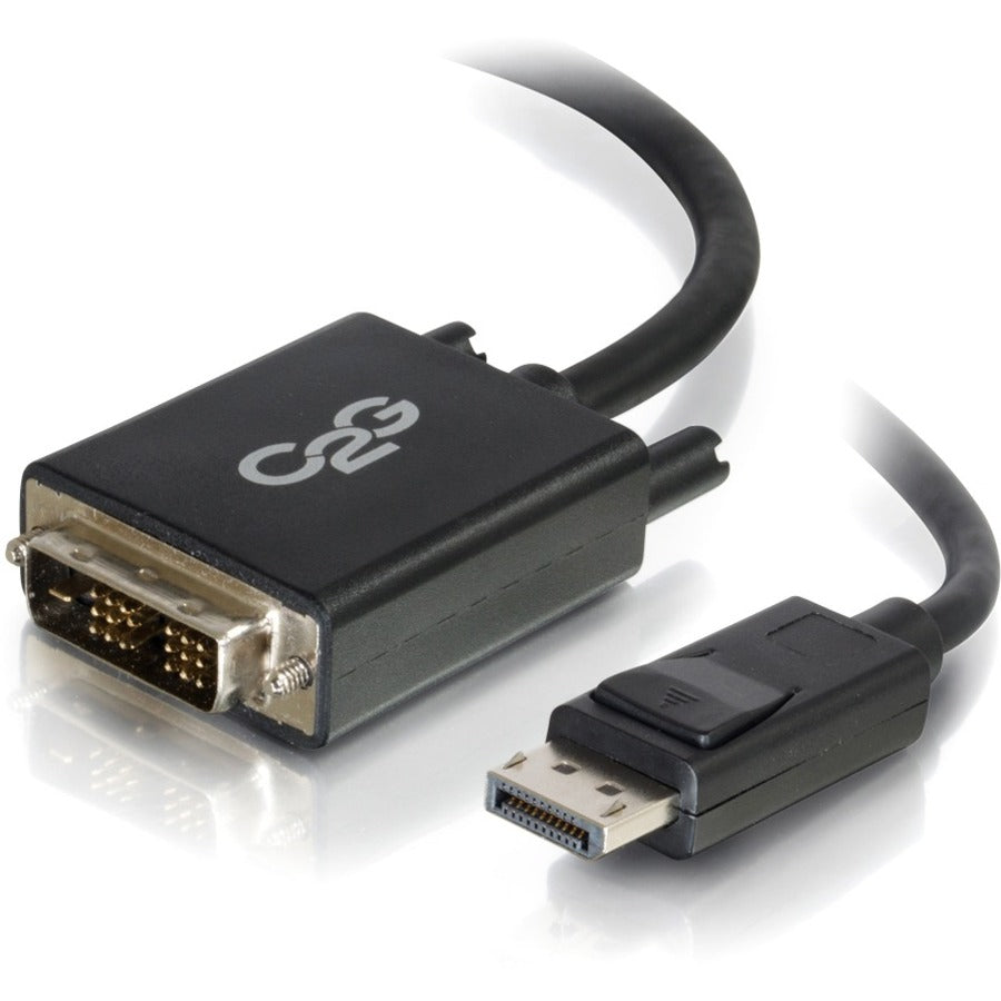 C2G 6ft DisplayPort Male to Single Link DVI-D Male Adapter Cable - Black