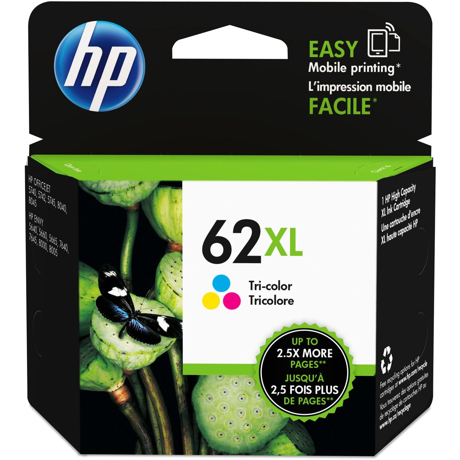 HP 62XL Original Ink Cartridge - Single Pack