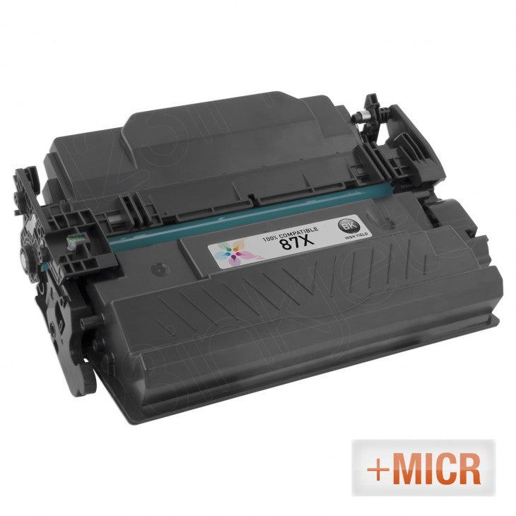 IMPERIAL BRAND Compatible MICR toner cartridge for HP 87X LASER TONER 18,000 PAGES  IMPCF287XRM