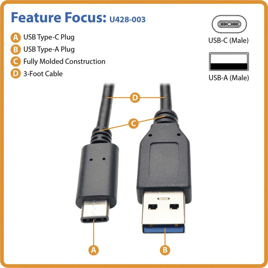 Tripp Lite series U428-003 USB Data Transfer Cable