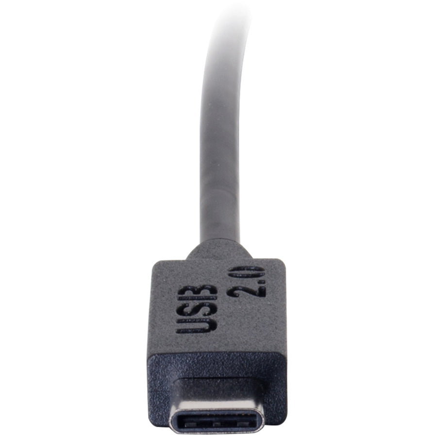 C2G 3ft USB 2.0 USB-C to USB-B Cable M/M - Black