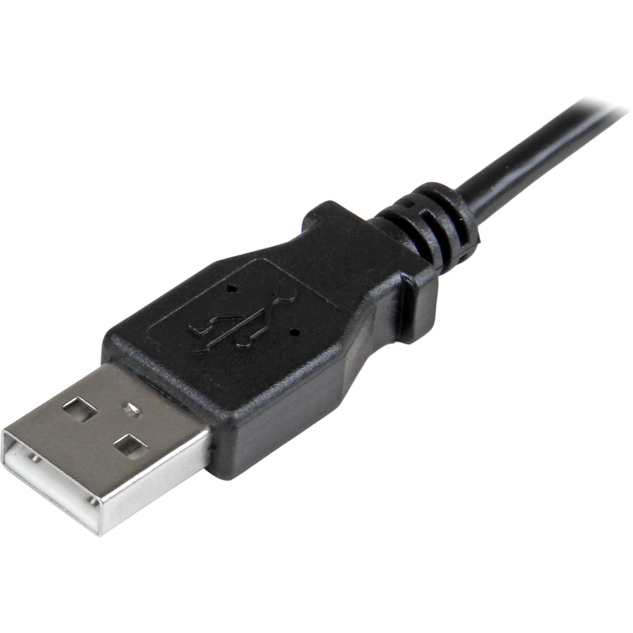 StarTech.com 2m 6 ft Right Angle Micro-USB Charge and Sync Cable M/M - USB 2.0 A to Micro USB - 24 AWG