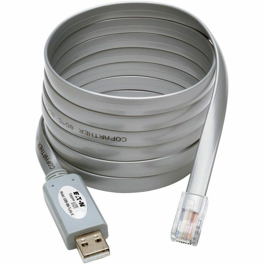 Tripp Lite by Eaton USB to RJ45 Cisco Serial Rollover Cable, USB Type-A to RJ45 M/M, 6 ft.