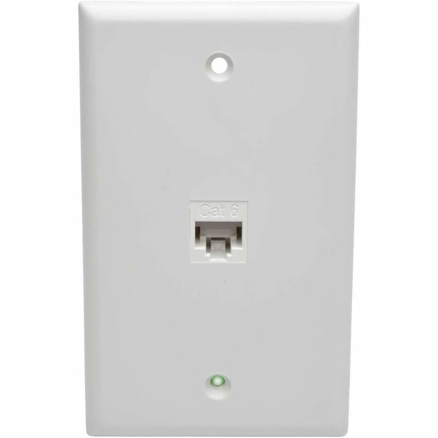 Tripp Lite by Eaton Cat6 Straight-Through Modular In-Line Snap-In Coupler (RJ45 F/F), White