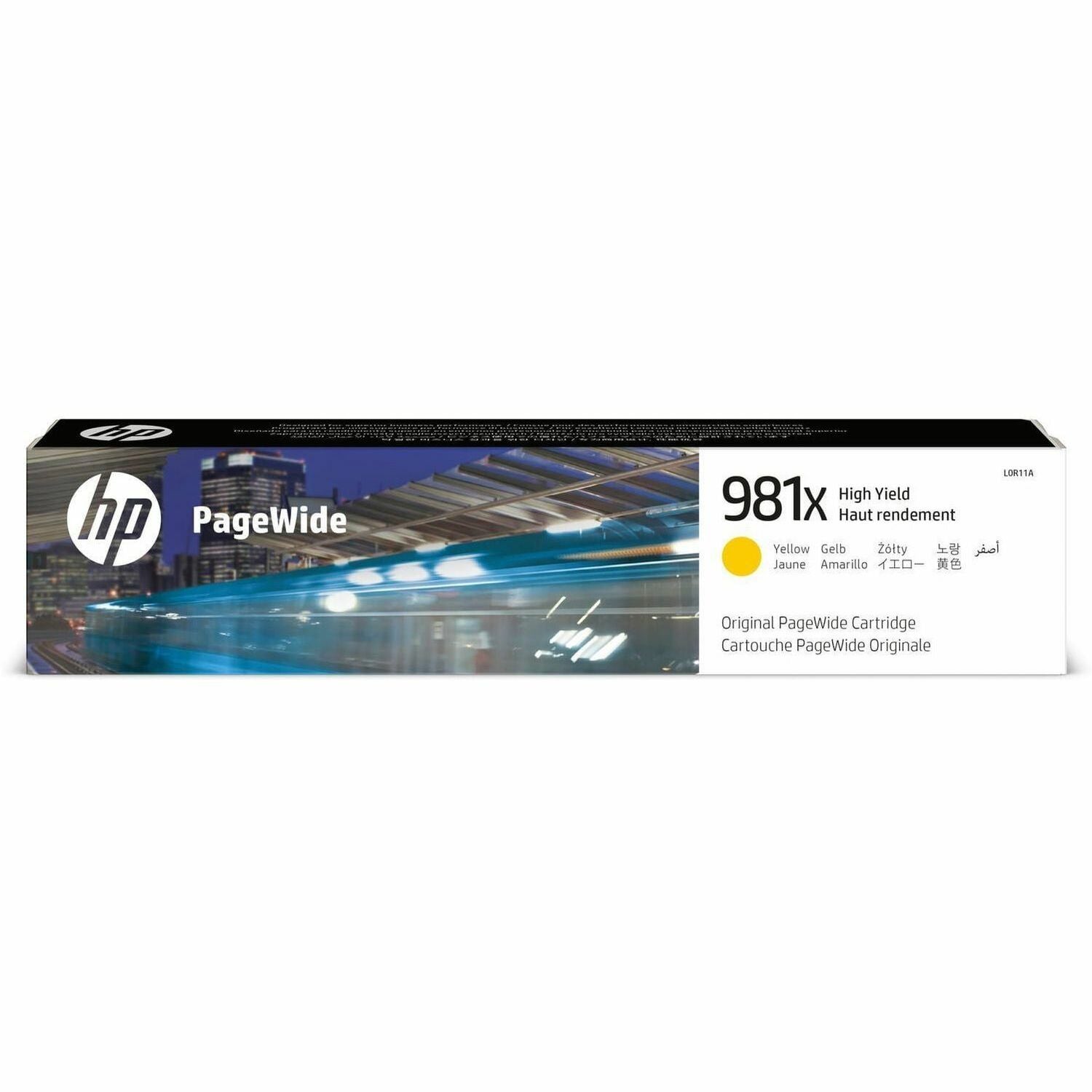 HP 981X (L0R11A) Original High Yield Inkjet Ink Cartridge - Single Pack - Yellow - 1 Each