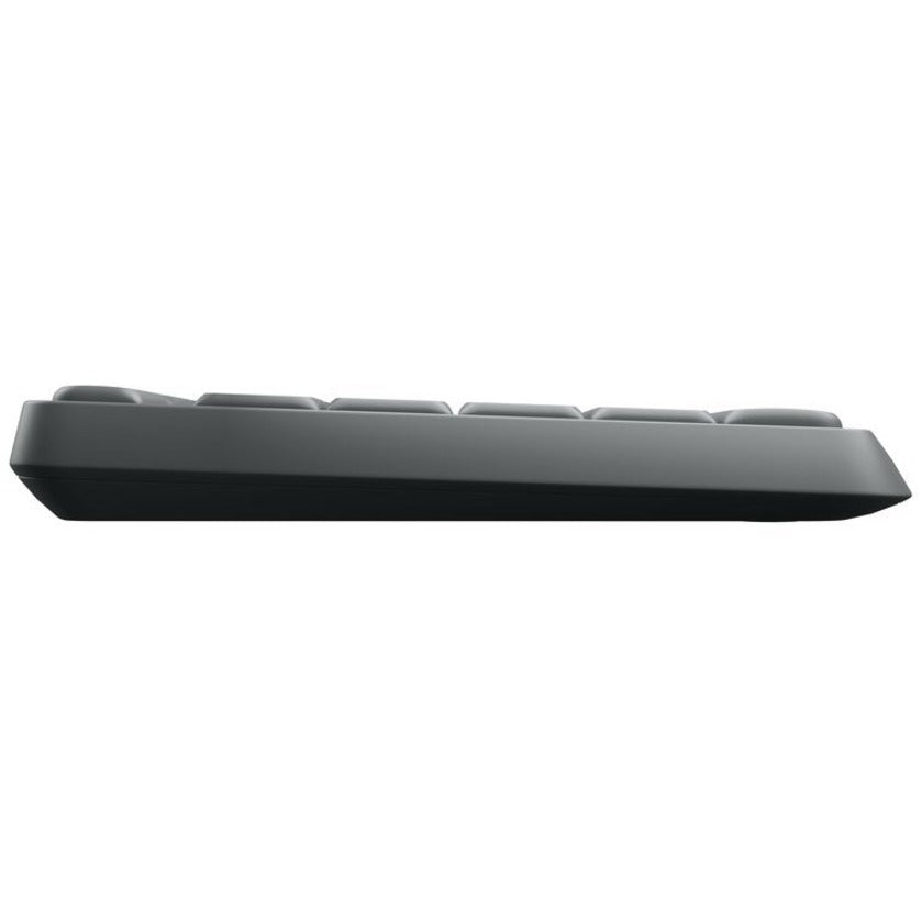 Logitech MK235 Wireless Keyboard and Mouse Combo for Windows, 2.4 GHz Wireless Unifying USB Receiver, 15 FN Keys, Long Battery Life, Compatible with PC, Laptop (French Layout)