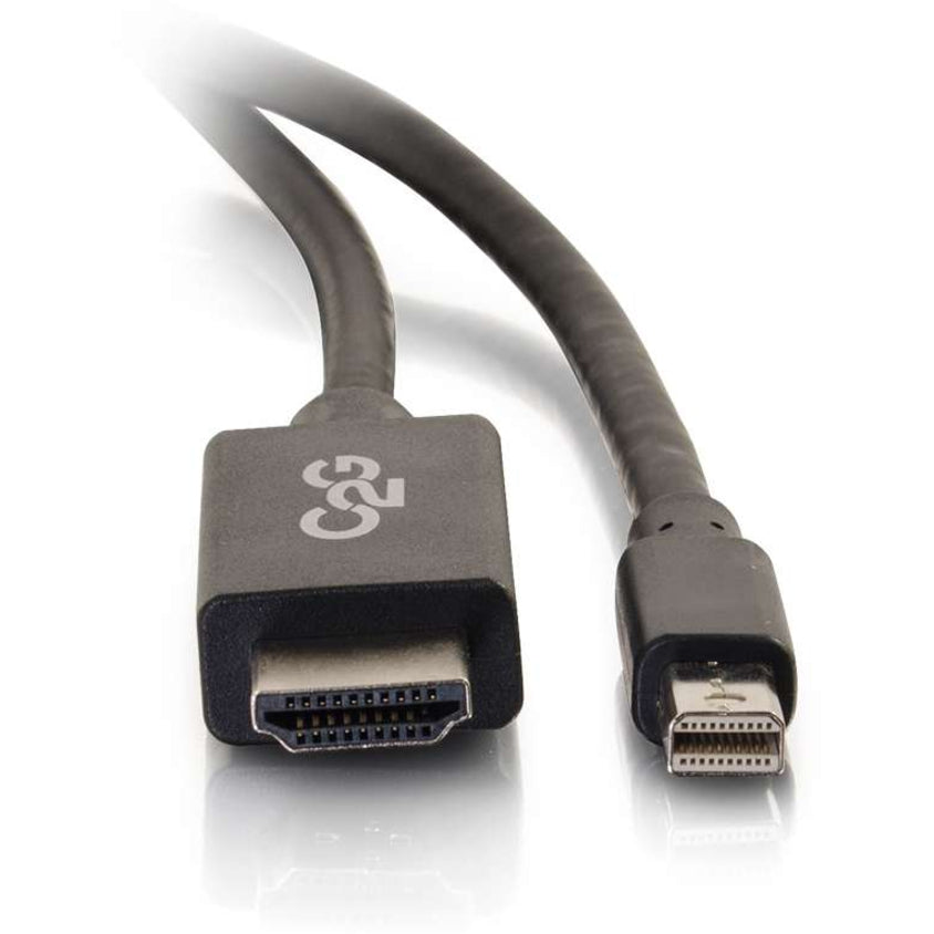 C2G 6ft Mini DisplayPort to HD Adapter Cable - Black - TAA