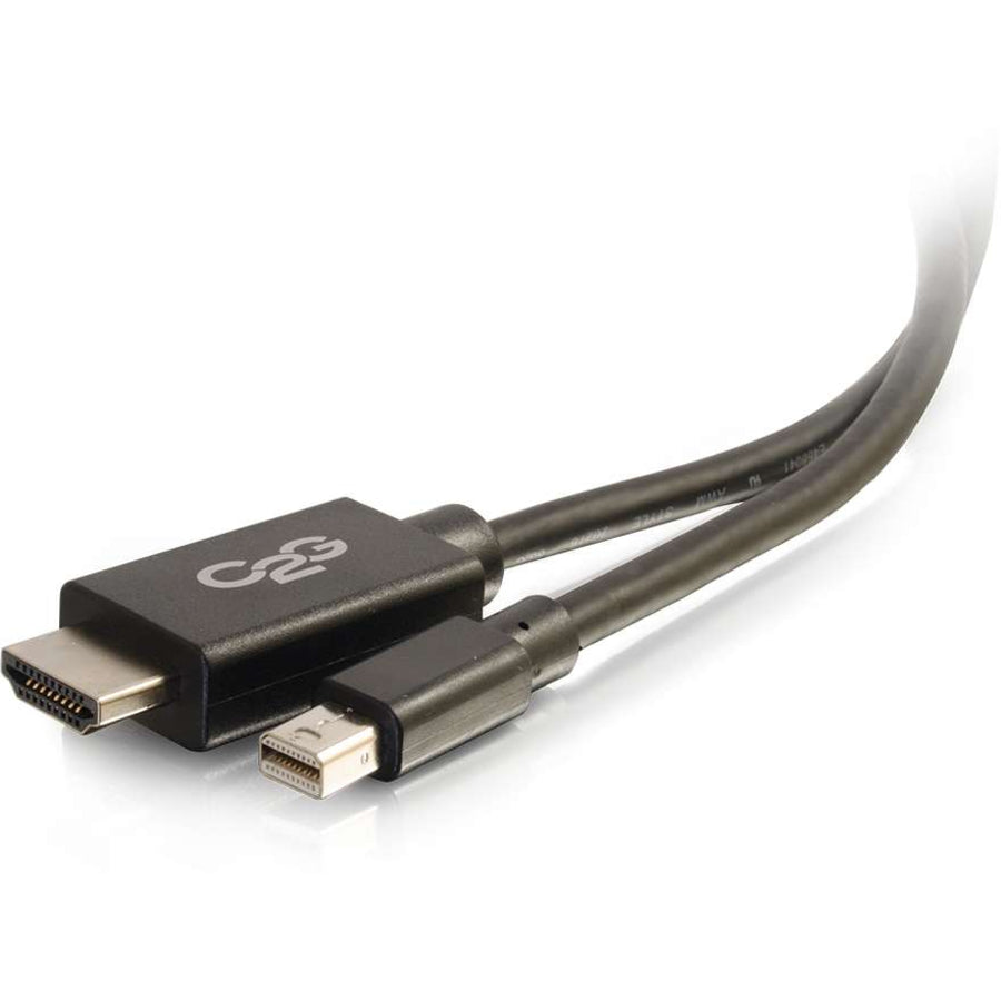 C2G 6ft Mini DisplayPort to HD Adapter Cable - Black - TAA