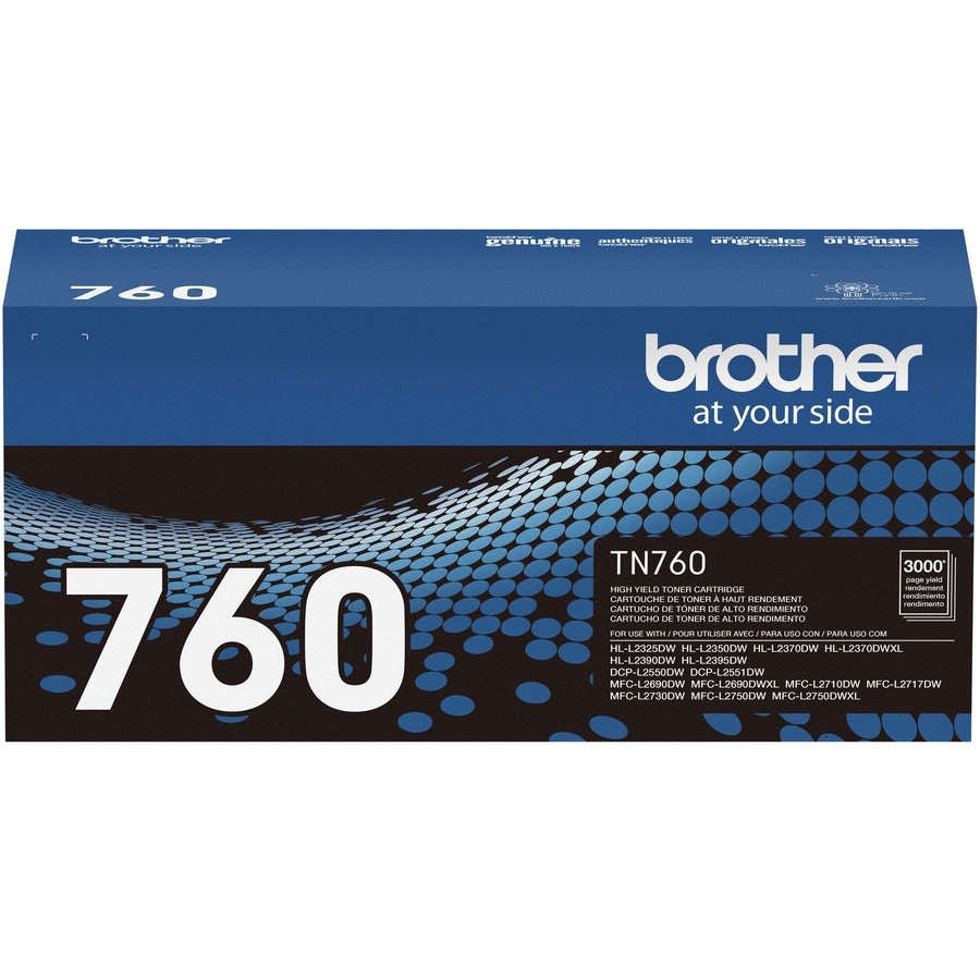 Brother TN-760 Original Toner Cartridge - Black