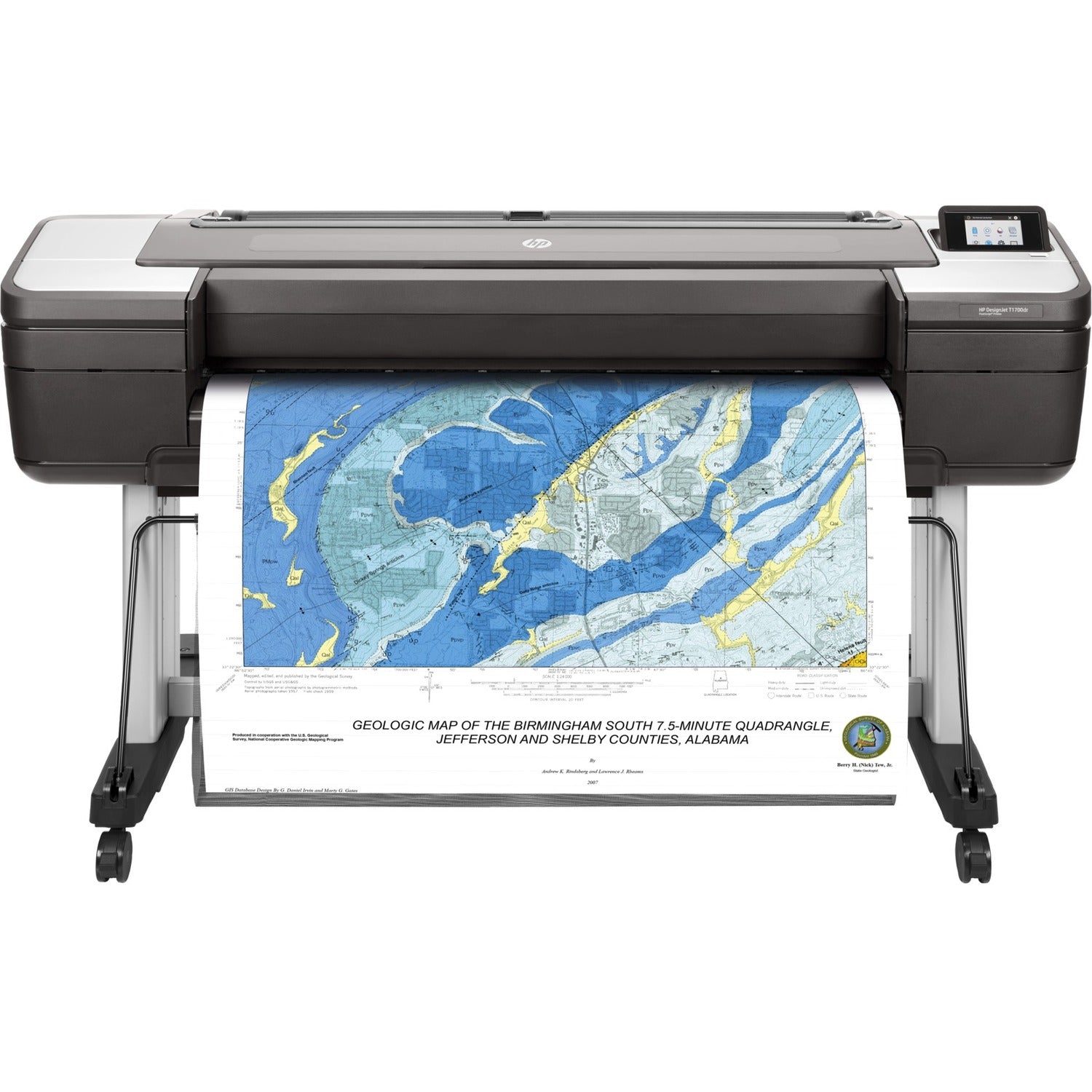 HP Designjet T1700dr PostScript Inkjet Large Format Printer - 44" Print Width - Color