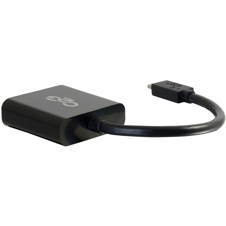 C2G USB C to DisplayPort Adapter - USB Type-C to DP - 4K 30Hz - Black - M/M