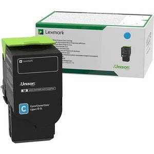 Lexmark Unison Original Extra High Yield Laser Toner Cartridge - Cyan - 1 Each