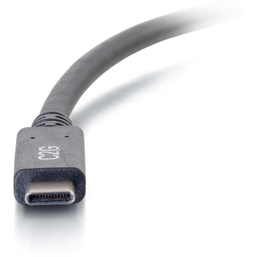 C2G 6ft USB 3.0 Type C to USB A - USB Cable Black M/M