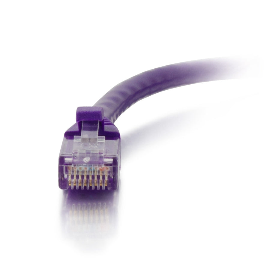 C2G 2ft Cat6a Snagless Unshielded (UTP) Ethernet Cable - Cat6a Network Patch Cable - PoE - Purple