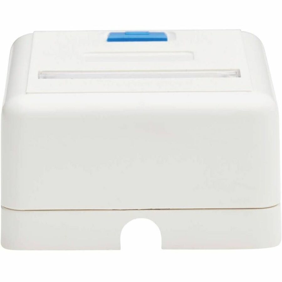 Tripp Lite by Eaton Surface-Mount Box for Keystone Jack - 1 Port, White